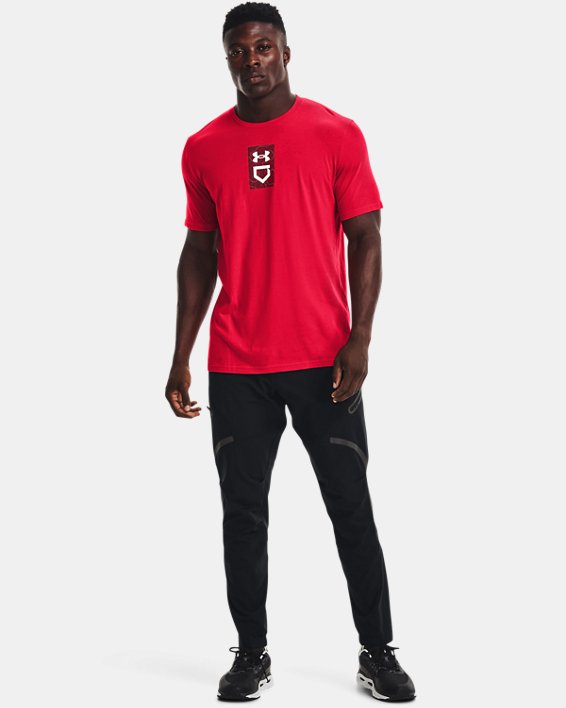 Men's UA Baseball Icon T-Shirt, Red, pdpMainDesktop image number 2